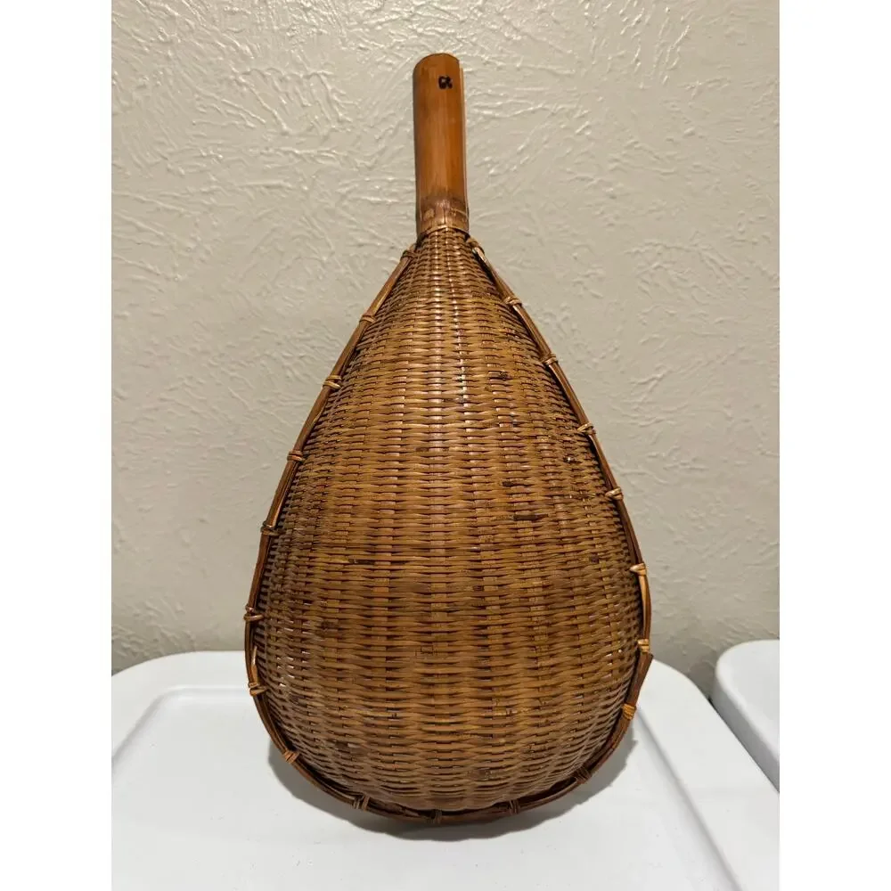 Vintage Rice Scoop Grain  Basket